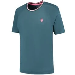 Tee-Shirt K-Swiss Hypercourt Mesh Crew 4 Vert
