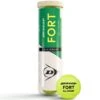 Tube De 4 Balles Dunlop Fort -Tennis-Compagnie tube de 4 balles dunlop fort