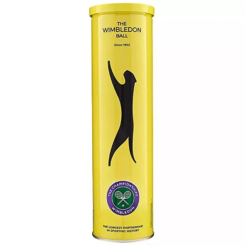 Dunlop Tube De 4 Balles Slazenger Wimbledon 4 Dunlop Tube De 4 Balles Slazenger Wimbledon – Image 2