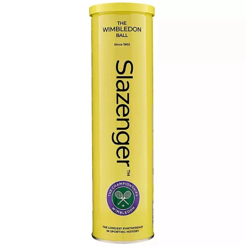 Dunlop Tube De 4 Balles Slazenger Wimbledon 3 Dunlop Tube De 4 Balles Slazenger Wimbledon